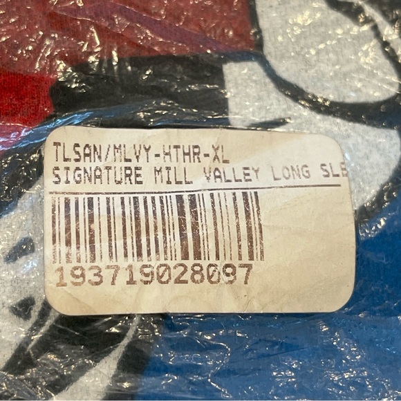 NWT Aviator Nation Logo Mill Valley Long Sleeve Shirt in Heather Grey , NEW - Picture 3 of 11